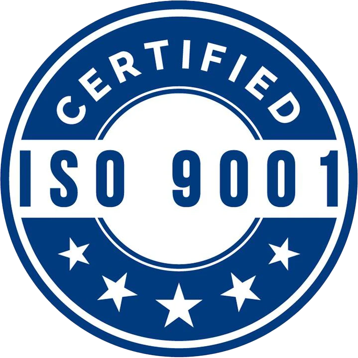 ISO 9001:2015 Certified Badge – Quality Management Certification