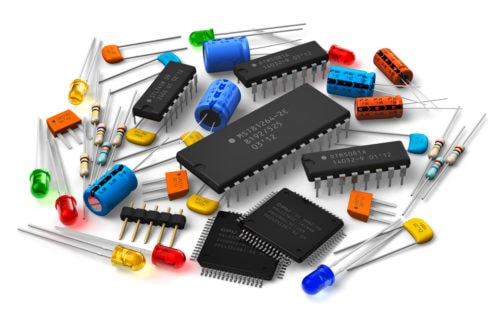 various electronic components