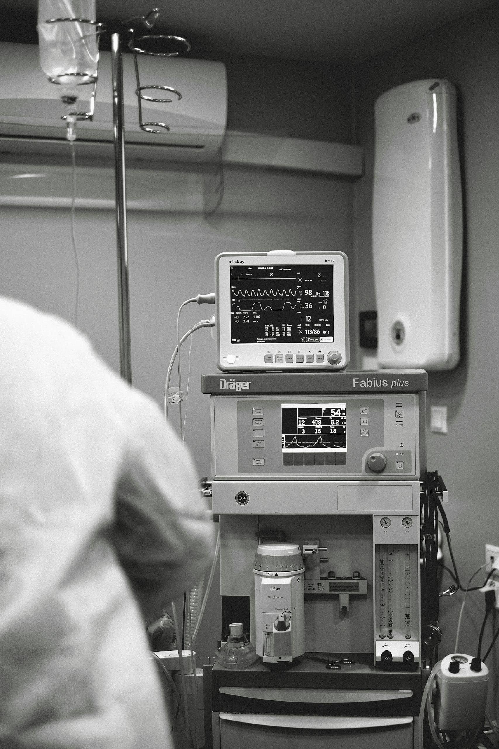 Medical equipment in a clinic, showcasing advanced technology in healthcare.
